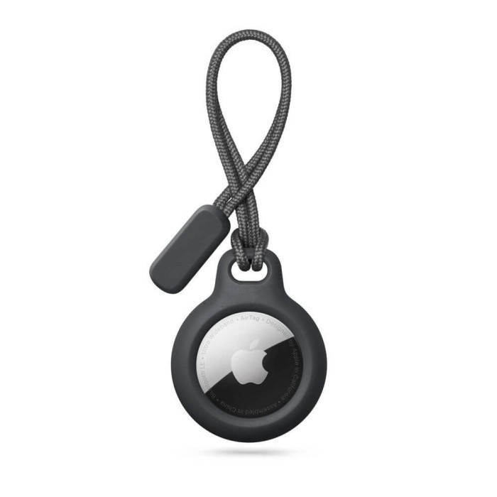 Husa pentru Airtag - Tech-Protect Rough cu Snur, Protectie Superioara