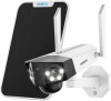 Camera de supraveghere Reolink DUO 4G cu panou solar - LTE si baterie reincarcabila, lentile duble, detectare Persoana/Vehicul, vedere nocturna color,