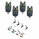 Kit 4 Senzori EastShark Crapro Camouflage TLI-22 cu 4 Swingeri Cilindrici pe 4 culori