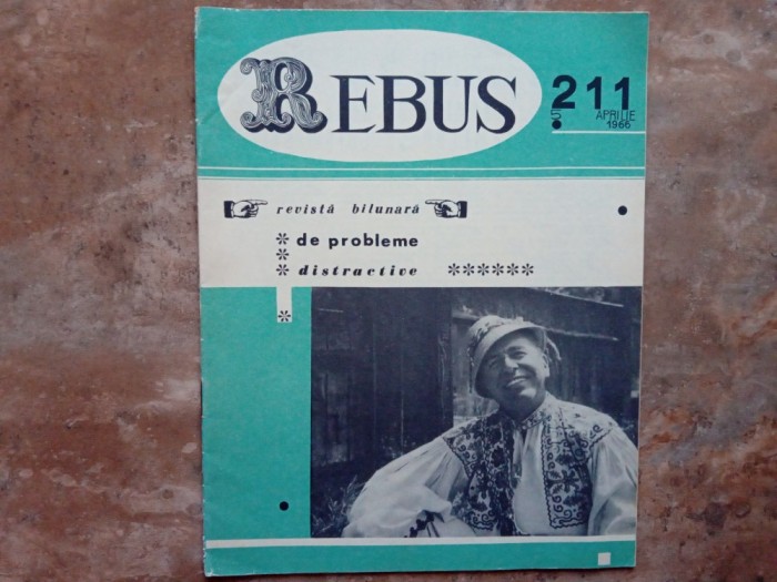 REVISTA REBUS Nr. 211 / 5 aprilie 1966