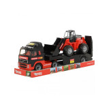 Camion+buldozer - Mammoet, 89x19x25 cm, Polesie