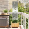VidaXL Ecran de intimitate pentru grădină Argintiu 32 x 140 cm 876271