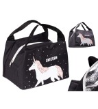 Geanta Termoizolanta, Pentru Picnic Sau Plaja, model unicorn, 21.5 x 14.5 x 15.5cm, Oem