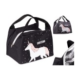 Geanta Termoizolanta, Pentru Picnic Sau Plaja, model unicorn, 21.5 x 14.5 x 15.5cm