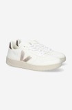 Veja sneakers din piele V-10 culoarea alb VX052935