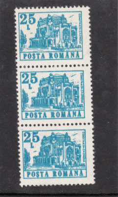 ROMANIA MNH LP1262/1991 HOTELURI SI CABANE (uzuale II ) STRAIF 3 TIMBRE EROARE! foto