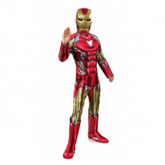 Costum Iron-Man Deluxe cu muschi EndGame, marimea M, 8 - 10 ani foto