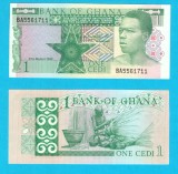 Ghana (pick 17) 1 Cedi 1982 UNC serie: BA 5561711