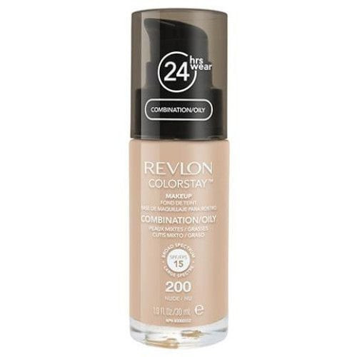 Fond de ten Revlon Colorstay pt ten mixt si gras, Nuanta 200 Nude