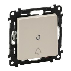 Intrerupator revenire cu led si simbol sonerie Valena Life ivoar 752216