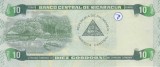 Bancnota Nicaragua 10 Cordobas 2002 - P191 UNC