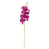 Floare Artificială Orhidee, Tulpină Lungă, Culoare Mov, 85cm, Oem