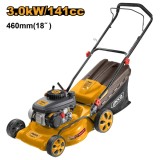 Cumpara ieftin Masina de Tuns Iarba pe benzina 4cp, motor 4 timpi, 460mm, 60l, Ingco GLM141181