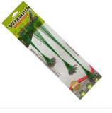 Set de strune pentru pescuit la stiuca, Wizard, Verde/Negru, 20x22,5x25 cm, 9 kg, 72 bucati