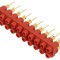 Conector bloc multipriză banană 2mm roşie