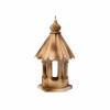 Colivie din lemn pentru pasari, inaltime 40 cm, diametru 22 cm