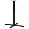Picior Masa Bistro vidaXL Negru 76x76x107cm Fonta Baza Suport Masa Industriala