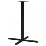 Picior Masa Bistro vidaXL Negru 76x76x107cm Fonta Baza Suport Blat