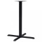vidaXL Picior masă de bistro, negru, 76 x 76 x 107 cm, fontă 325432