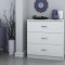 Comoda 3 Sertare Ro, 72x40x79 cm, Alb
