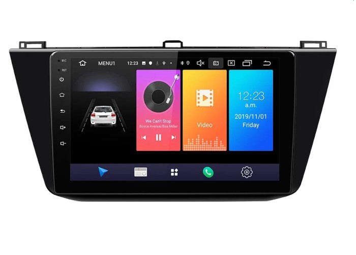 Navigatie Auto Multimedia cu GPS VW Tiguan (2016 +), Android, 2 GB RAM + 16 GB ROM, Display 10.1 &quot;, Internet, 4G, Aplicatii, Waze, Wi-Fi, USB, Bluetoo