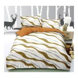 Cumpara ieftin Lenjerie de Pat 4 Piese - Bumbac Satinat - DNA80