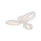 Lustra LED cu telecomanda ORCHID, 39W, 3 Petale, lumina Rece/Calda/Neutra, Dimabila, Alb
