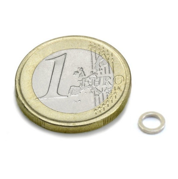 Magnet neodim inel &Oslash;5,5/3,5 x 2 mm, N45