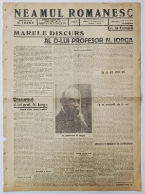 NEAMUL ROMANESC , ZIAR , NR. 76 , 1928 foto