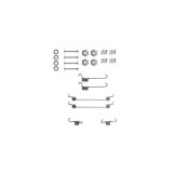 Set accesorii reparatie saboti frana Delphi LY1110, parte montare : Punte Spate