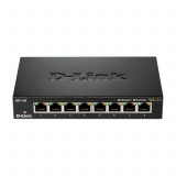 Switch D-Link DGS-108, 8x 10/100/1000 Mbps