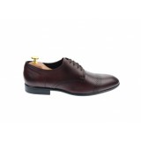 Cumpara ieftin OFERTA MARIMEA 41 - Pantofi barbati eleganti, cu siret, din piele naturala visinie - L700VISINIU