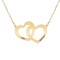 Lantisor personalizabil cu inimi unite - argint 925 placat cu aur 24 K