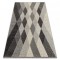 Covor Feel 5674/16811 Caro gri si antracit si crem, 280x370 cm