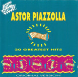 CD Astor Piazzolla &lrm;&ndash; 20 Greatest Hits, original, holograma, Latino