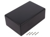 Carcasă universală ABS neagră 107x167x65mm