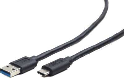 CABLU alimentare si date GEMBIRD, pt. smartphone, USB 3.0 (T) la USB 3.1 Type-C (T), 36W, 1.8m, negru, &amp;quot;CCP-USB3-AMCM-6&amp;quot; (timbru verde 0.08 lei) foto