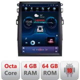 Navigatie Ford Mondeo 4 tip tesla radio gps internet 8 Core 4+64 360 4G carplay android auto kit-tesla-377+PRO-9.7-4+64 CarStore Technology