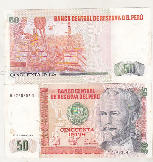 bnk bn Peru 50 intis 1987