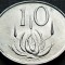 Moneda exotica 10 CENTI - AFRICA de SUD, anul 1987 * cod 4446 = A.UNC