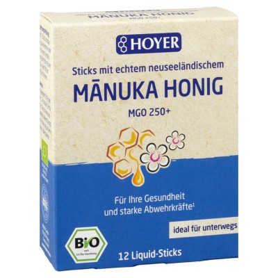 Miere de Manuka in doze MGO 250+ bio, 12dz x 8g, Hoyer foto