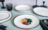 Bonna Placa de service - Linea Black - Por&Aring;&pound;elan - 14 cm - set de 2