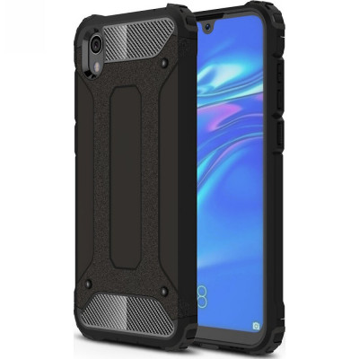 Husa Techsuit Hybrid Armor Huawei Y5 2019 Negru foto