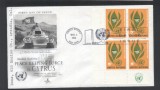 UN New York 1965 Cyprus Mi.150 x 4 FDC UN.158