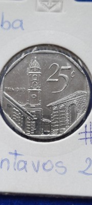 CUBA 25 CENTAVOS 2006 AUNC foto
