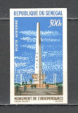 Senegal.1964 Posta aeriana-Monumentul Independentei nedantelat MS.50