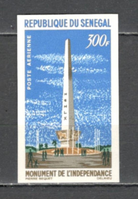 Senegal.1964 Posta aeriana-Monumentul Independentei nedantelat MS.50 foto