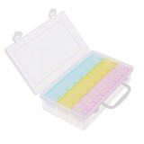 Cutie Plastic Cu Organizator 21 Spații Colorate WZ2376