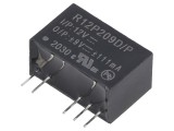 Convertor DC/DC 2W 12V la 9V și -9V
