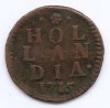 Olanda Duit 1715 - Cupru 21 mm, KM-80, Europa, Cupru (arama)